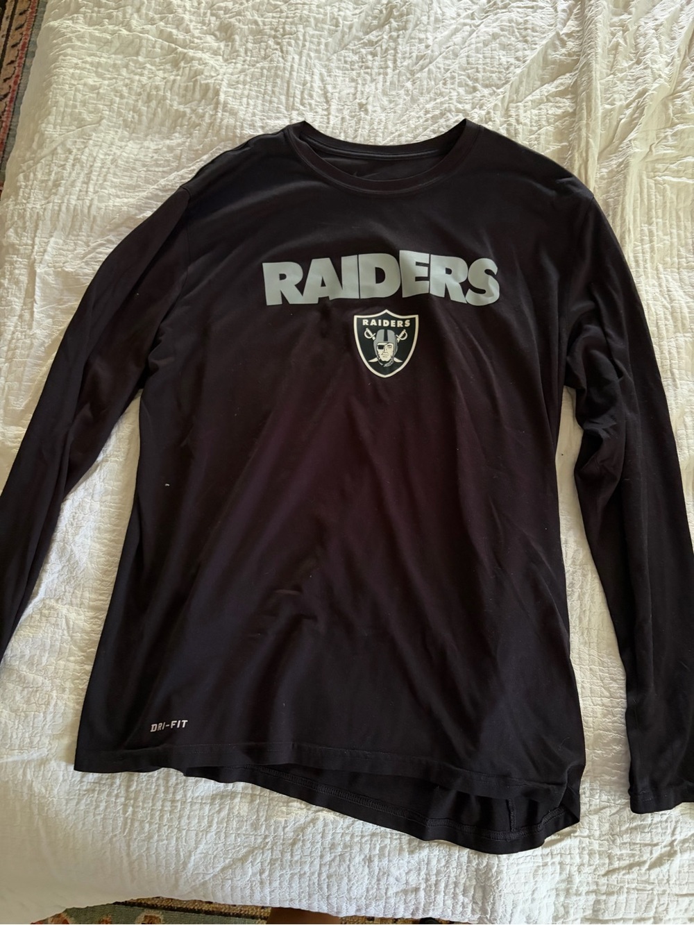 NFL Raiders by Nike DRI-FIT long sleeve tee